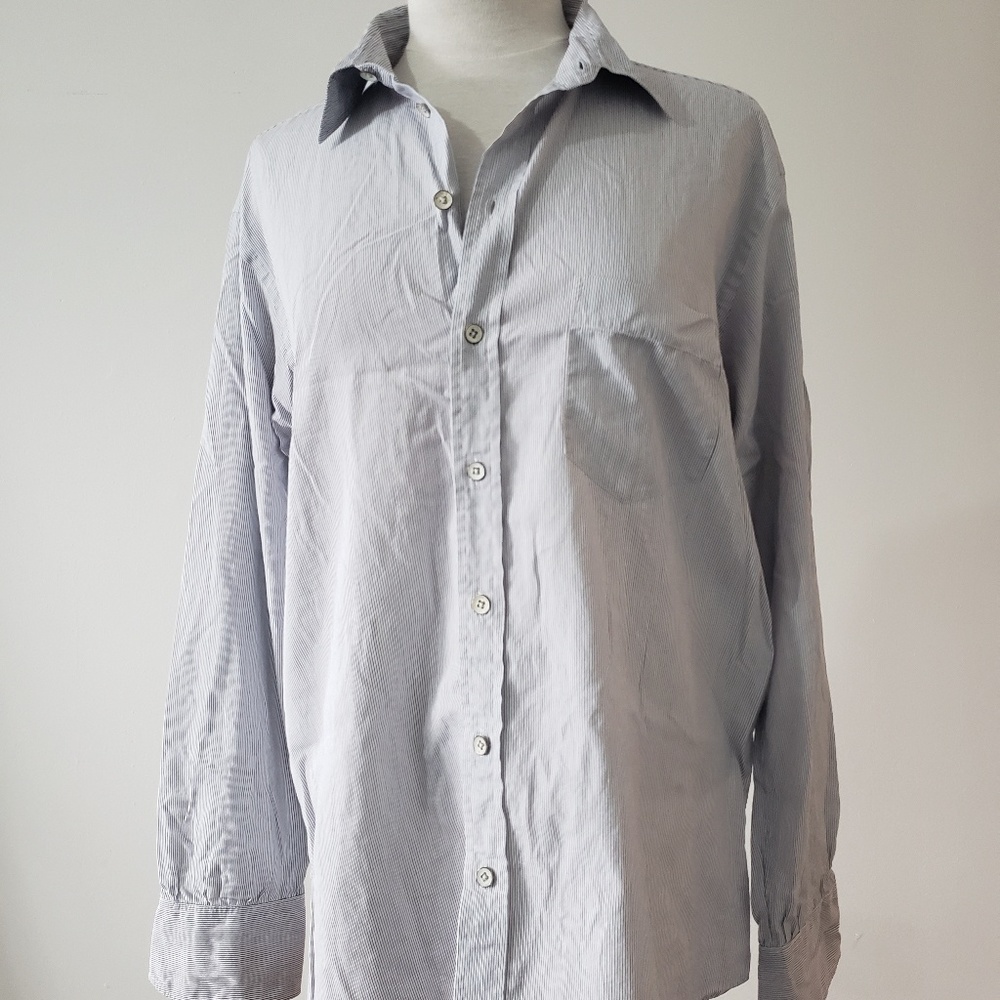 Rag & Bone oversized striped dress shirt size 16